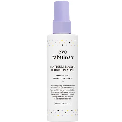Evo Fabuloso Platinum Blonde Toning Mist 140 ml.